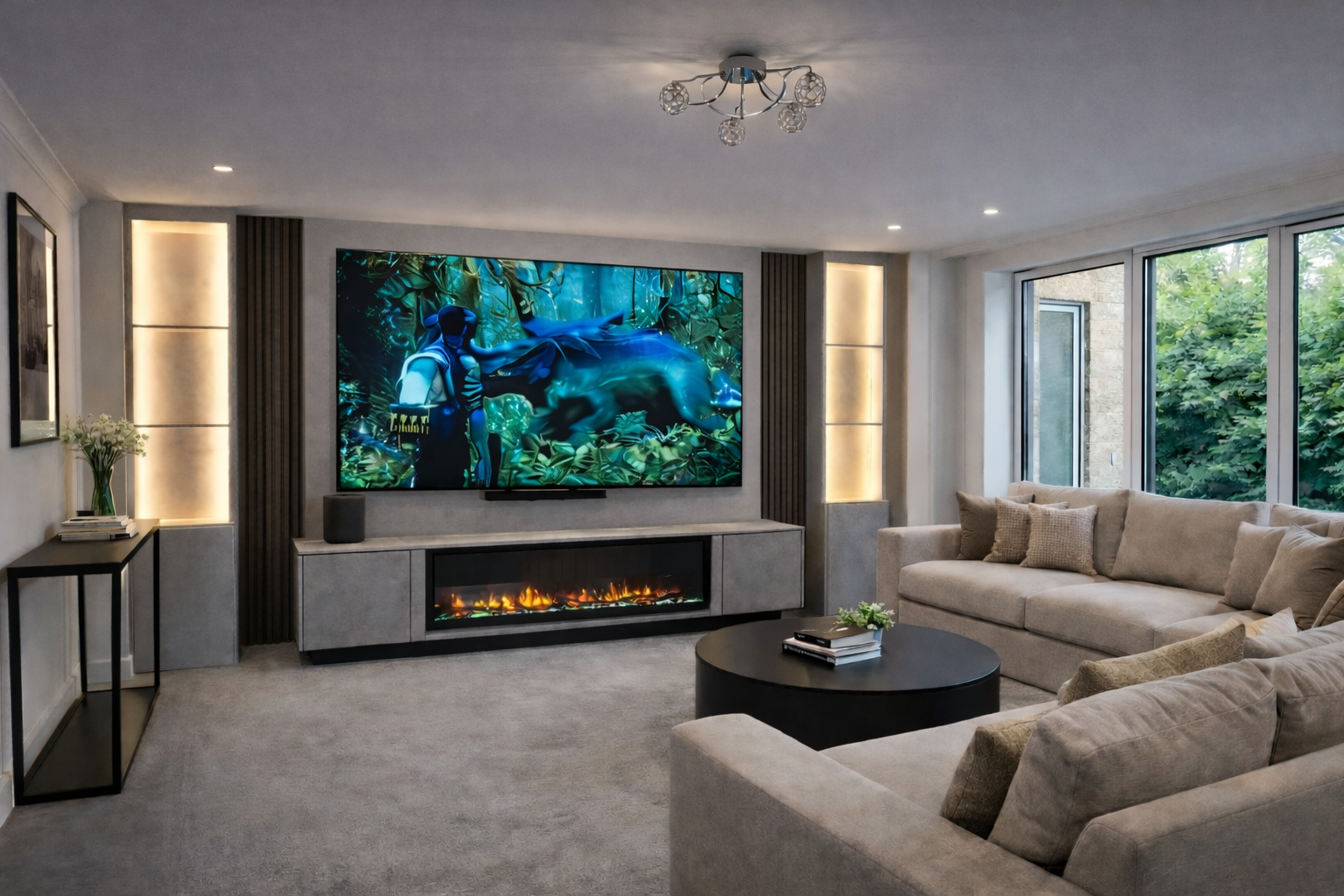 The Caledonia Media Wall media wall installation example 2 — Scotland