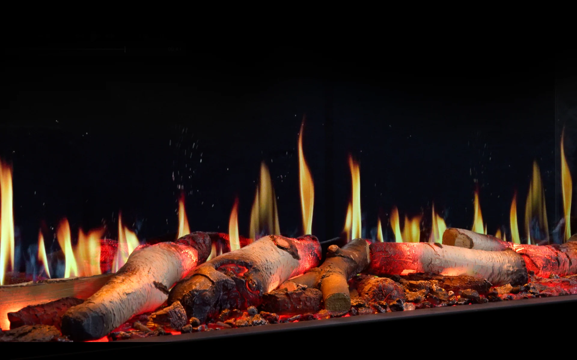 Fusion 150 electric fireplace for bespoke media walls — supplied and installed across Scotland by West Lothian Feature Walls