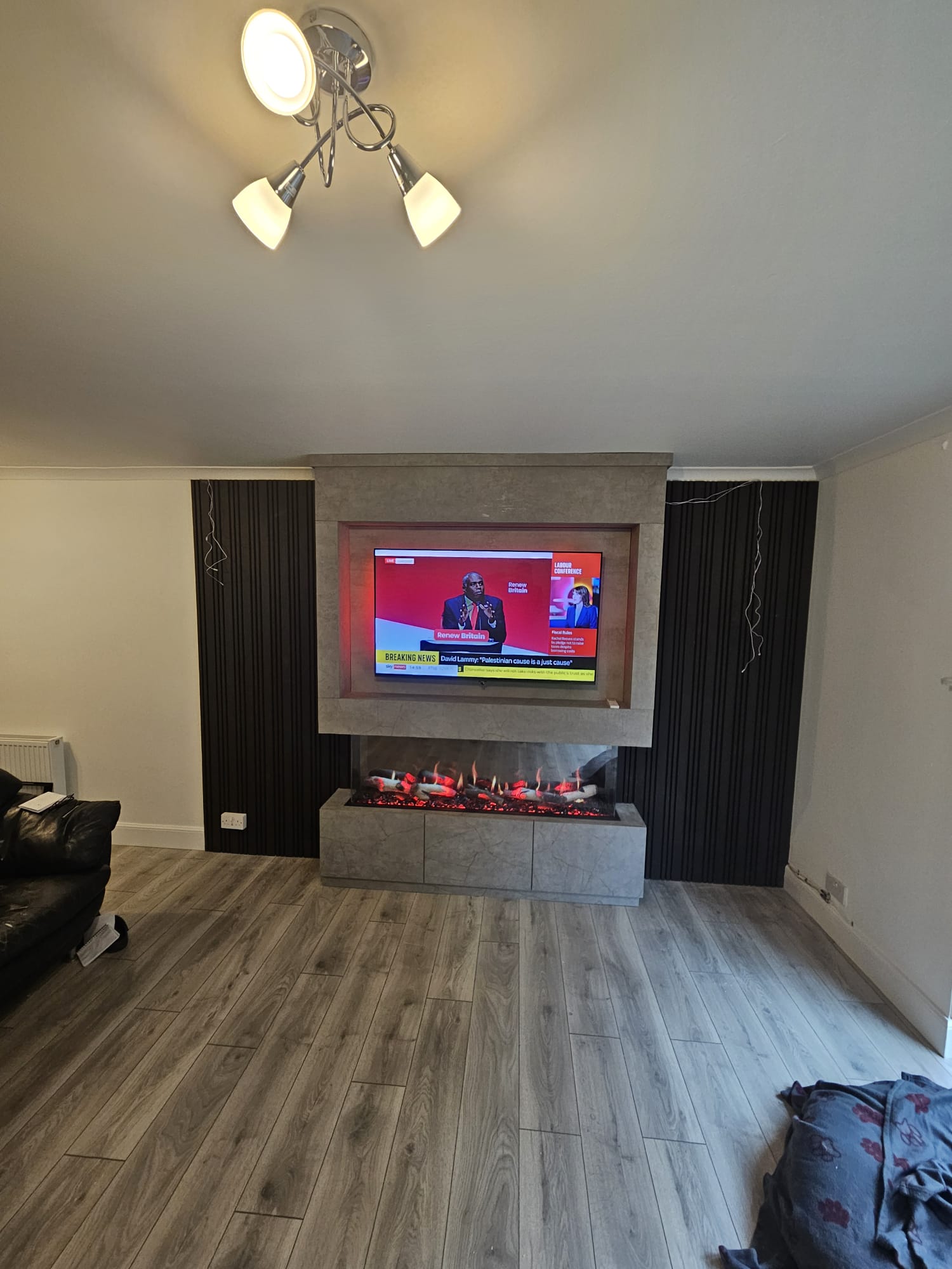 The Wallace Dulux Media Wall media wall installation example 4 — Scotland